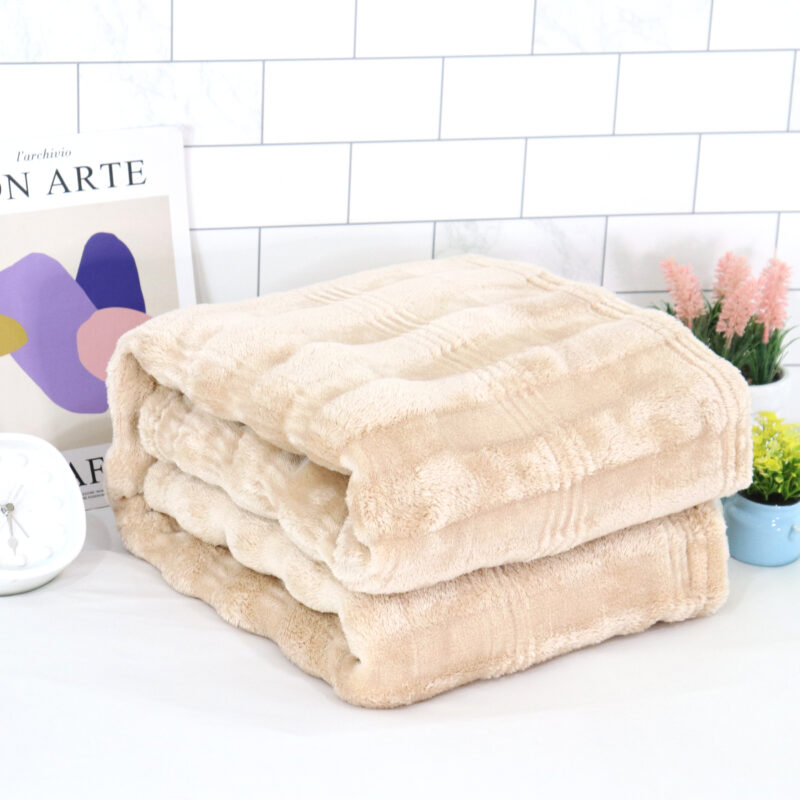 ผ้าห่มชิลลา ผ้าห่มแพทเทิร์นสลิท โคชี่มิ้ง