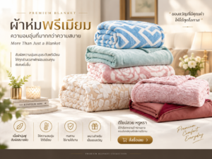ผ้าห่มพรีเมี่ยม